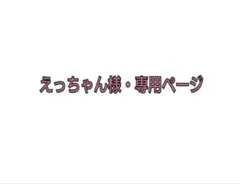 えっちゃん様▪️専用ページ▪️他の方は購入しないでください