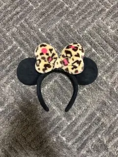 ディズニー ミニー カチューシャ ヒョウ柄
