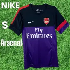 レア Nike Arsenal アーセナル サッカー シャツy2k 黒 紫 S