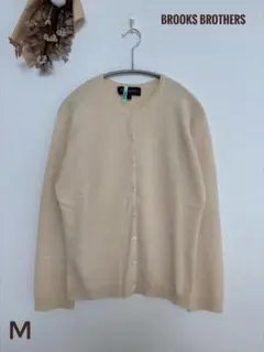 brooks brothers カシミヤカーディガン　クルーネック　アイボリーM