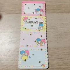 キキララ　レトロ　メモ帳