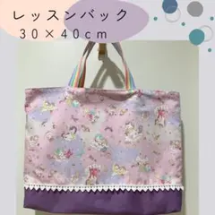 レッスンバック30×40ユニコーン×紫