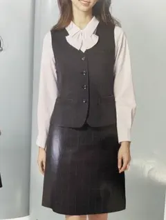 事務服3点セット　11号　美品　定価38280円の商品