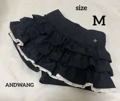andwang Charm Frill Culotte Mini Skirt - メルカリ