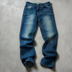 鬼ヒゲ☆Navy produce ネイビープロデュース ストレートデニム Y2Kのサムネイル