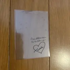 CUTIE STREET きゅーすと 新衣装 くじ　川本笑瑠　クリアカード