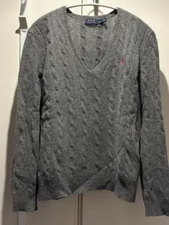 ラルフローレンニット　グレー　S
