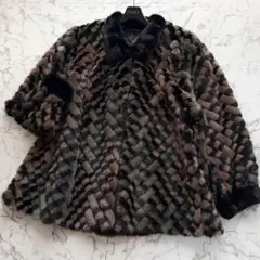 【トリプルブランド】ロイヤルチエ SAGA MINK LINNANEN コート SAGA MINK×LINNANEN×ROYAL FUR 本毛皮 デザインコート - メルカリ