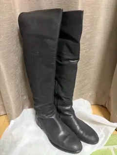 ロングブーツ ブラック