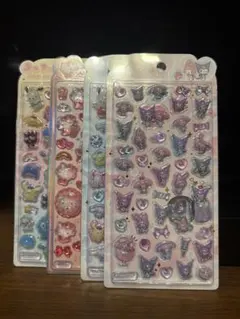 うるちゅる・ボンボンドロップシール サンリロ　4枚セット