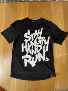 ラングリー パタゴニア Stay Hungry and Run Tシャツ S 黒のサムネイル