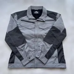 カ*ト様 C's CLUB ワークジャケット L グレー黒 美品 速乾 バイカラ