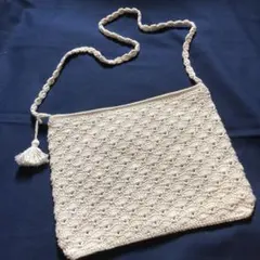 ハンドメイド　ポシェット　ショルダーバッグ　サコッシュ