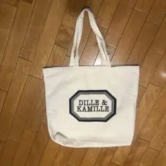 【新品】DILLE&KAMILLE トートバッグ （L）エコバッグ　ディルカミ