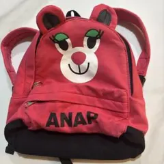 ANAP キッズ リュック クマ ピンクのサムネイル