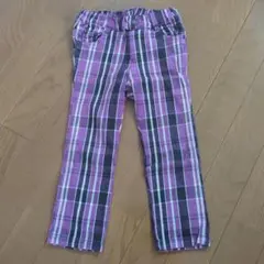FOキッズ チェック柄パンツ