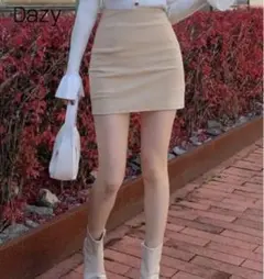 DAZY ベージュ ミニスカート