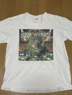 Supreme グラフィックプリント Tシャツ L ホワイト
