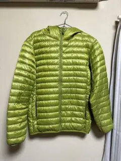 old uniqlo ダウンジャケット ライトグリーン モンベル ネージュ似