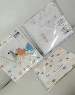 ファミリア　ミキハウス　その他　ガーゼハンカチ 2枚入×3セット