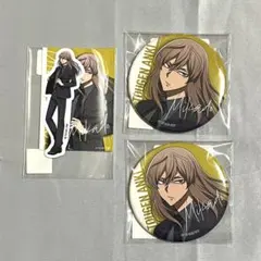 桃源暗鬼　オンラインくじ　桃寺神門　C賞 缶バッジ　D賞 ステッカー　3点セット