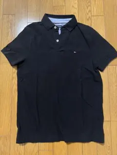 TOMMY HILFIGER ブラック　ポロシャツ M