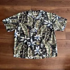 Tommy Bahama シルク100% アロハシャツ XXL 総柄 開襟 半袖のサムネイル