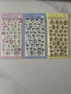ボンボンドロップシール3枚セット ちいかわ ハチワレ　うさぎ