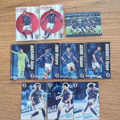 カルビーポテトチップス　サッカー日本代表チーム　カード 10枚　プラス10枚追加