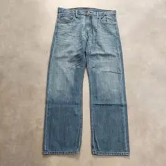 リーバイス569 Levis W33 ブルーデニム 青 ヒゲ 古着 16761