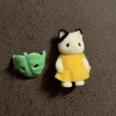 シルバニアファミリー　赤ちゃん森であそぼシリーズ　チャコールネコの赤ちゃん