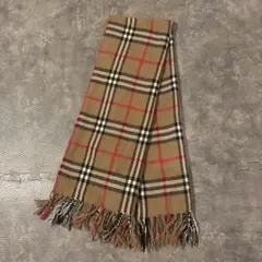 チェック　マフラー