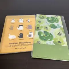 NAGASAKI OMAGARIchans クリアファイル 4枚＆クリアファイル