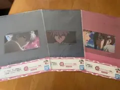 エヴァンゲリオン1番くじ　クリアファイル賞3点まとめ売り