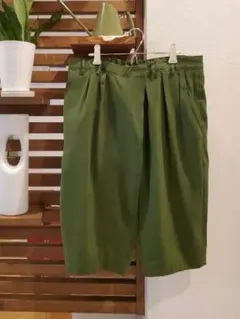 大人女子のキレイなとろみワイドハーフパンツ