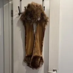 ディズニー　美女と野獣　野獣　マフラー　手袋　ファンキャップ