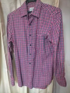 A⑤。「FLANNEL チェック柄 長袖シャツ Mサイズ」。