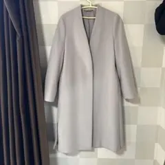 LES MUES ライトグレー ロングコート