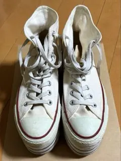 CONVERSE ALL STAR ハイカットホワイト　厚底