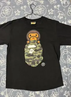 Y2K❤️ A BATHING APE MILO ON BIG APE Tシャツ - メルカリ