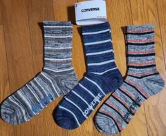 CONVERSE メンズソックス 3足セット　サイズ 25~27cm