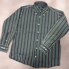 【POLO 】メンズ　ストライプ シャツ　 Mサイズ