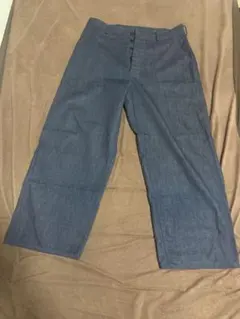 【希少】50s スイス軍　シンチバック　デニムパンツ　ユーロ古着　vintage 希少】50s スイス軍 シンチバック デニムパンツ ユーロ古着 vintage