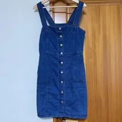 H&M デニムジャンパースカート