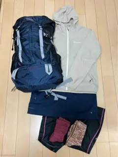 登山グッズ　トレッキング　ハイキング　6点セット