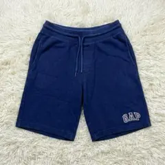 【GAP】スウェット ショートパンツ ハーフパンツ ネイビー XS ロゴ　春夏のサムネイル