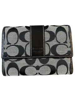 COACH コーチ　モノグラム 三つ折り財布