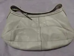 COACH ハンドバッグ ホワイト　再々お値下！
