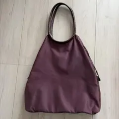 B.stuff ショルダーバッグ パープル レザー ナイロンのサムネイル
