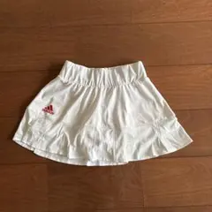 adidas テニススカート ホワイト フリル